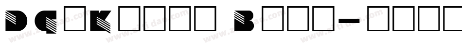 DG_Kabel Bold字体转换